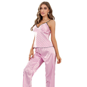 Pijama Longo Feminino em Cetim - Naty