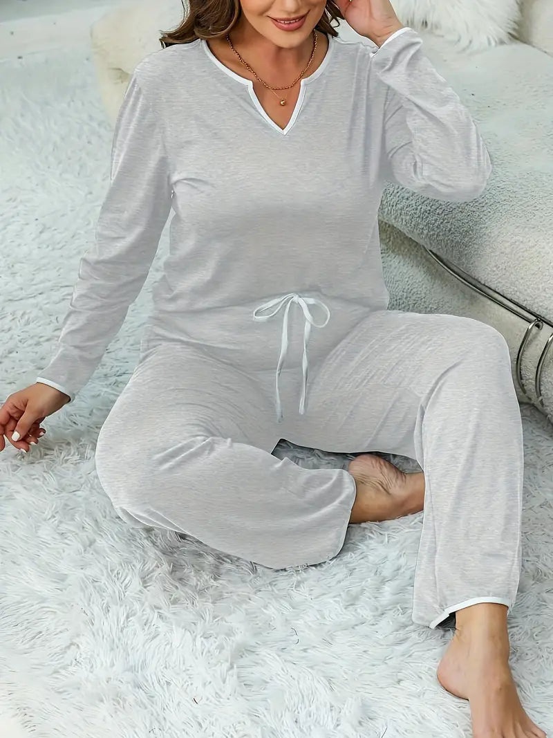 Pijama Manga Longa Plus Size - Flávia